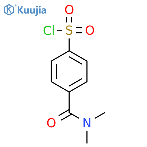 4-(Dimethylcarbamoyl)benzene-1-sulfonyl chloride structure