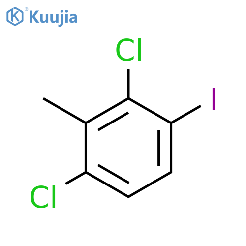 Benzene, 1,3-dichloro-4-iodo-2-methyl- structure