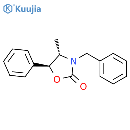 2-Oxazolidinone, 4-methyl-5-phenyl-3-(phenylmethyl)-, (4S-trans)- structure