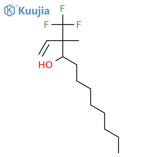 1-Dodecen-4-ol, 3-methyl-3-(trifluoromethyl)- structure
