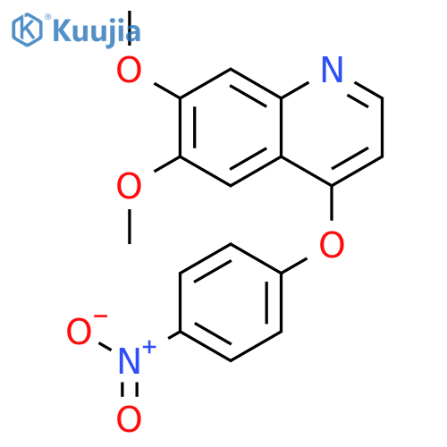 6,7-Dimethoxy-4-(4-nitrophenoxy)quinoline structure