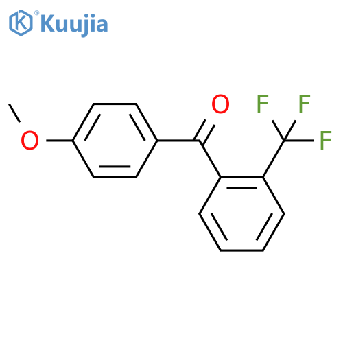4-Methoxy-2'-trifluoromethylbenzophenone structure