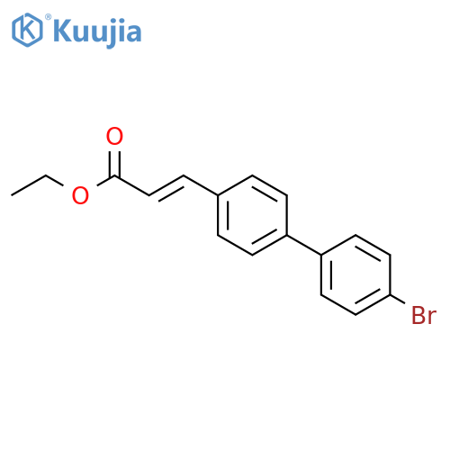 Ethyl (E)-3-4-(4-bromophenyl)phenylprop-2-enoate structure