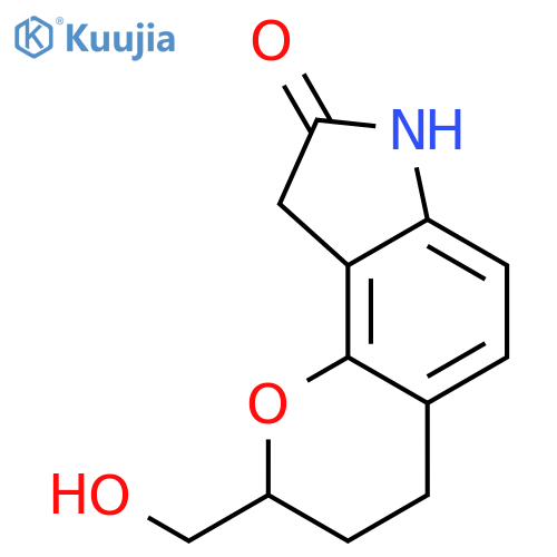 Pyrano[2,3-e]indol-8(2H)-one, 3,4,7,9-tetrahydro-2-(hydroxymethyl)- structure