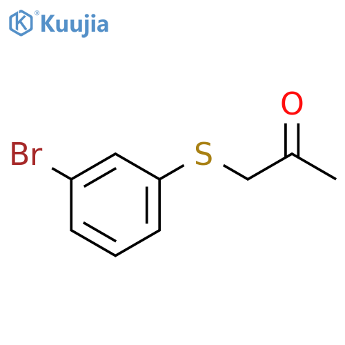 1-[(3-Bromophenyl)sulfanyl]propan-2-one structure