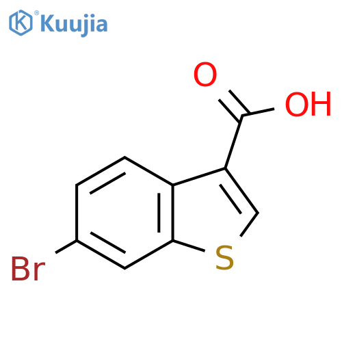 6-bromo-1-benzothiophene-3-carboxylic acid structure