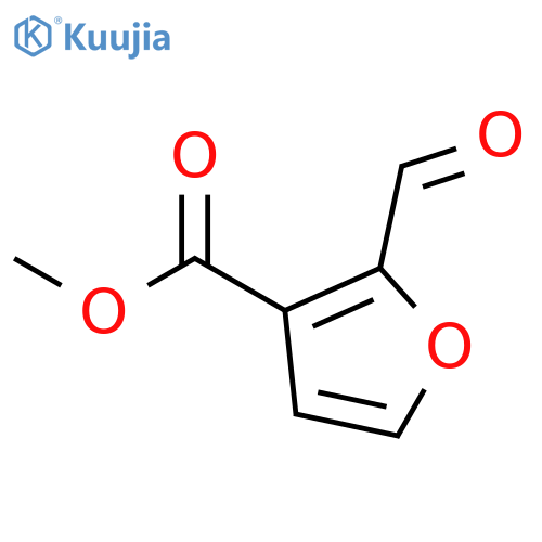 methyl 2-formylfuran-3-carboxylate structure