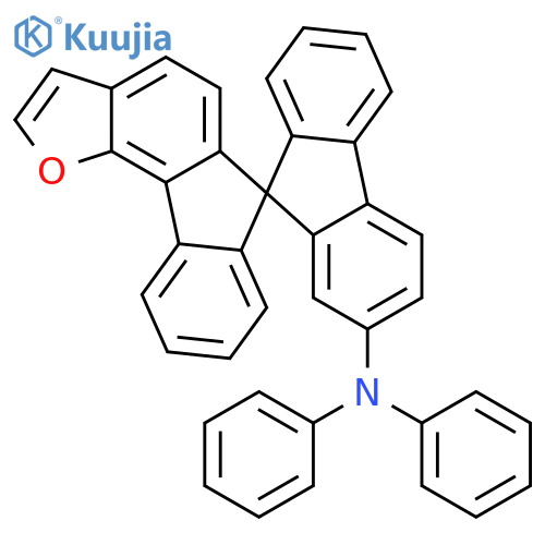 Spiro[9H-fluorene-9,6'-[6H]fluoreno[4,3-b]furan]-2-amine, N,N-diphenyl- structure
