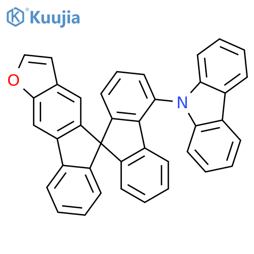 9H-Carbazole, 9-spiro[9H-fluorene-9,5'-[5H]fluoreno[3,2-b]furan]-4-yl- structure