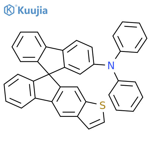 Spiro[9H-fluorene-9,9'-[9H]fluoreno[2,3-b]thiophen]-2-amine, N,N-diphenyl- structure