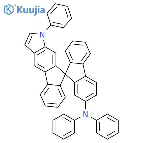 Spiro[9H-fluorene-9,9'(1'H)-indeno[1,2-f]indol]-2-amine, N,N,1'-triphenyl- structure