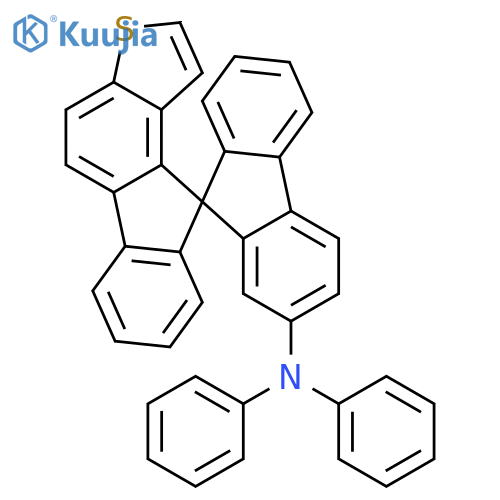 Spiro[9H-fluorene-9,10'-[10H]fluoreno[2,1-b]thiophen]-2-amine, N,N-diphenyl- structure