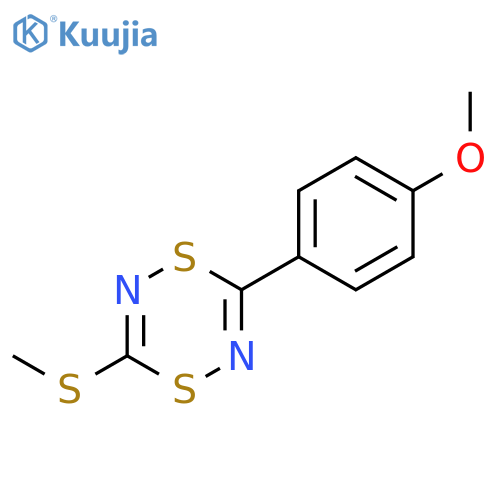 1,4,2,5-DITHIADIAZINE, 3-(4-METHOXYPHENYL)-6-(METHYLTHIO)- structure