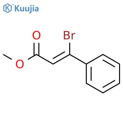 2-Propenoic acid, 3-bromo-3-phenyl-, methyl ester structure