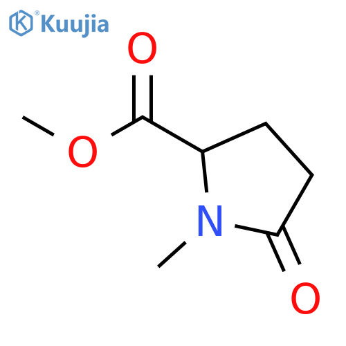 Methyl 1-methyl-5-oxopyrrolidine-2-carboxylate structure