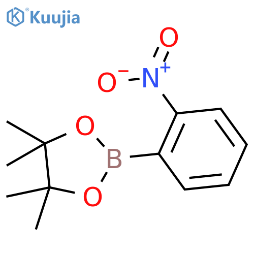 4,4,5,5-Tetramethyl-2-(2-nitrophenyl)-1,3,2-dioxaborolane structure