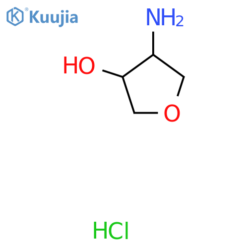 cis-4-aminotetrahydro-3-furanol hydrochloride structure