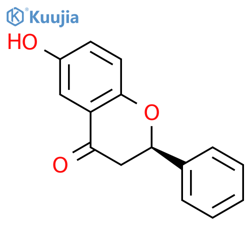 (2r)-6-Hydroxy-2-phenyl-2,3-dihydro-4h-chromen-4-one structure