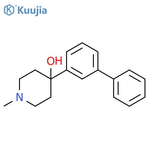 4-Piperidinol, 4-[1,1'-biphenyl]-3-yl-1-methyl- structure