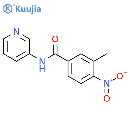 3-Methyl-4-nitro-N-pyridin-3-yl-benzamide structure