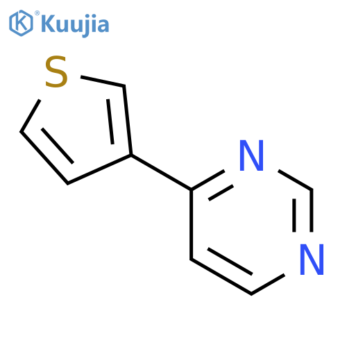 Pyrimidine, 4-(3-thienyl)- structure
