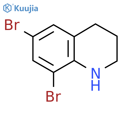 6,8-Dibromo-1,2,3,4-tetrahydroquinoline structure