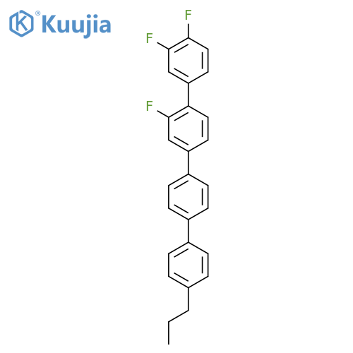 2',3,4-Trifluoro-4'''-propyl-1,1':4',1'':4'',1'''-quaterphenyl structure
