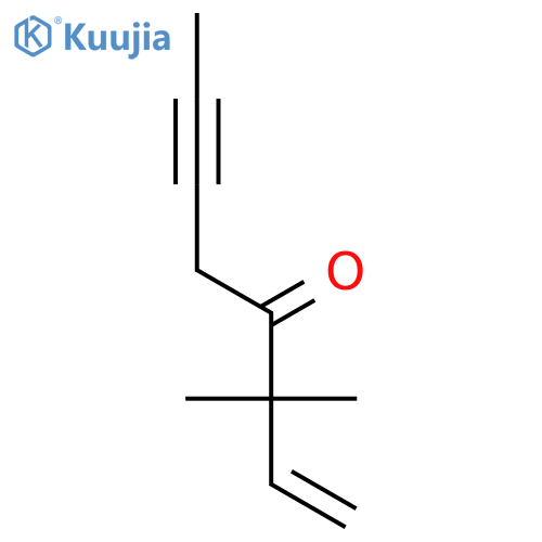 1-Octen-6-yn-4-one, 3,3-dimethyl- structure