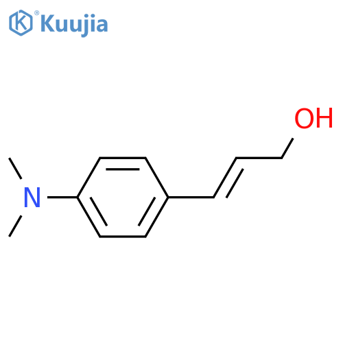 2-Propen-1-ol, 3-[4-(dimethylamino)phenyl]-, (2E)- structure