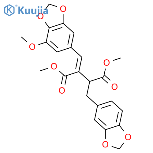 3,3',4,4',5-Pentahydroxy-8,8'-lign-7-ene-9,9'-dioic acid; (7E,8'ξ)-form, 3,4:3',4'-Bis(methylene), 5-Me ether, di-Me ester structure