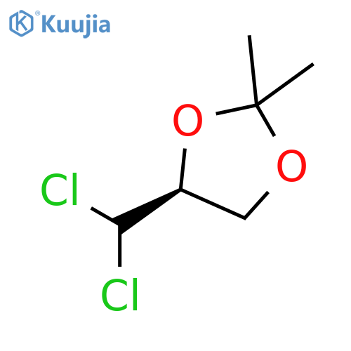 1,3-Dioxolane, 4-(dichloromethyl)-2,2-dimethyl-, (S)- structure