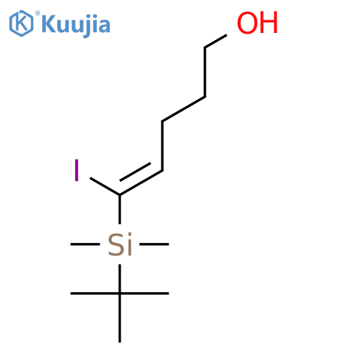4-Penten-1-ol, 5-[(1,1-dimethylethyl)dimethylsilyl]-5-iodo-, (Z)- structure