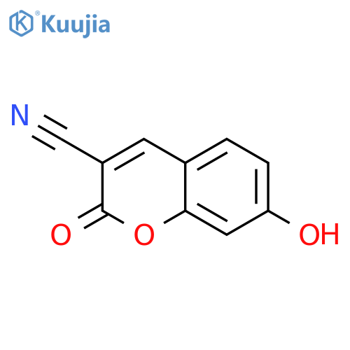 3-Cyanoumbelliferone structure