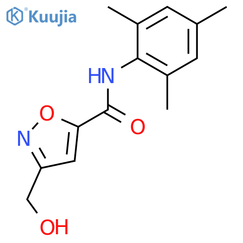 5-Isoxazolecarboxamide, 3-(hydroxymethyl)-N-(2,4,6-trimethylphenyl)- structure
