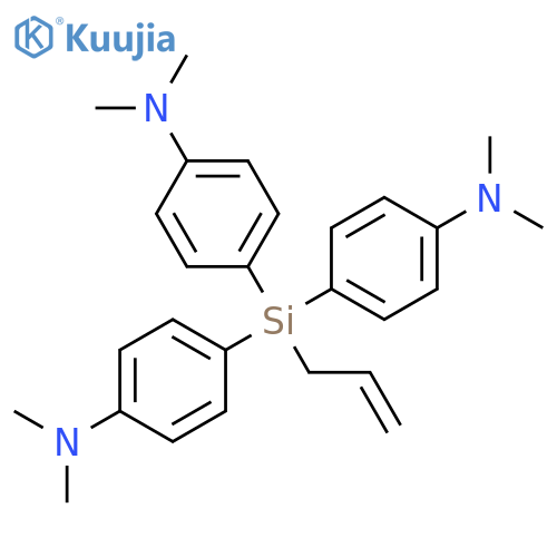Benzenamine, 4,4',4''-(2-propenylsilylidyne)tris[N,N-dimethyl- structure
