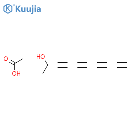 3,5,7,9-Decatetrayn-2-ol, acetate structure
