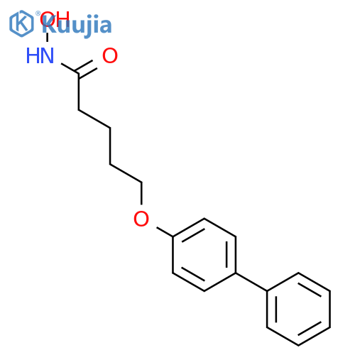 Pentanamide, 5-([1,1'-biphenyl]-4-yloxy)-N-hydroxy- structure