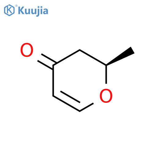 4H-Pyran-4-one,2,3-dihydro-2-methyl-, (2R)- structure