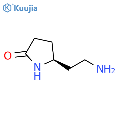 (5S)-5-(2-aminoethyl)pyrrolidin-2-one structure