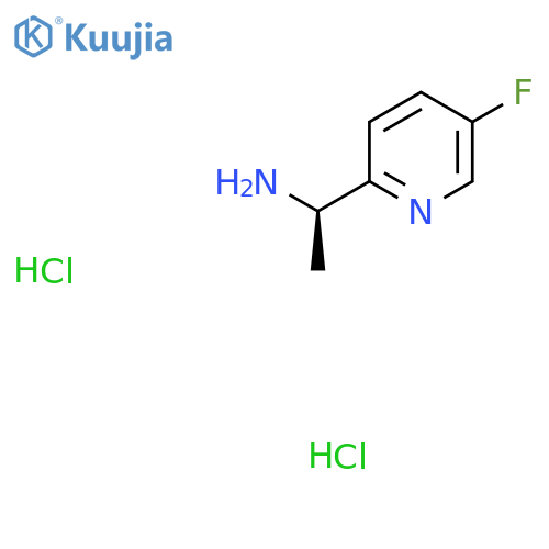 (1R)-1-(5-fluoropyridin-2-yl)ethan-1-amine dihydrochloride structure