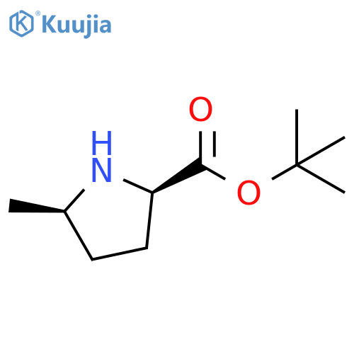 D-Proline, 5-methyl-, 1,1-dimethylethyl ester, (5R)- structure