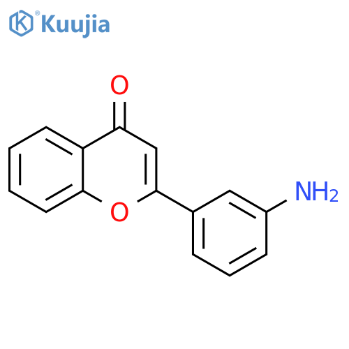 4H-1-Benzopyran-4-one, 2-(3-aminophenyl)- structure