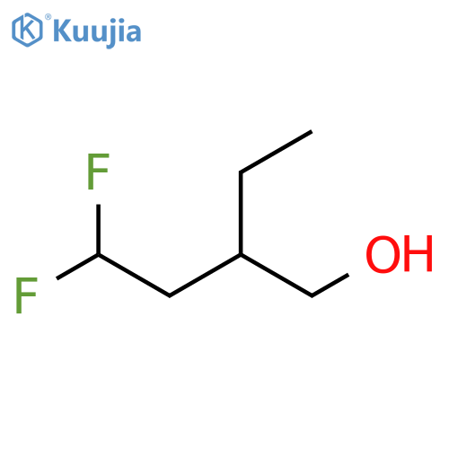 2-ethyl-4,4-difluorobutan-1-ol structure
