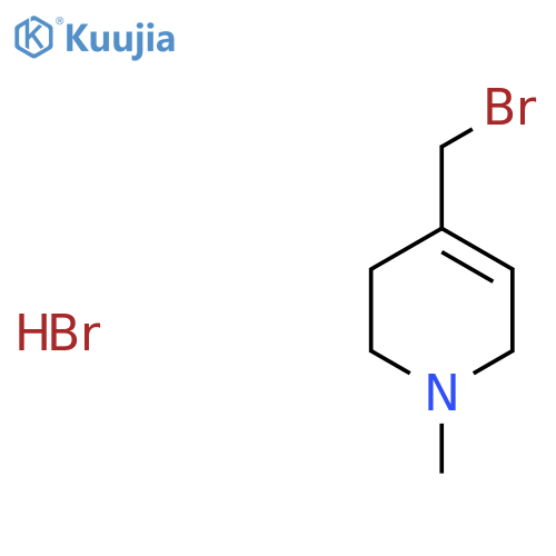 4-(Bromomethyl)-1-methyl-1,2,3,6-tetrahydropyridine hydrobromide structure