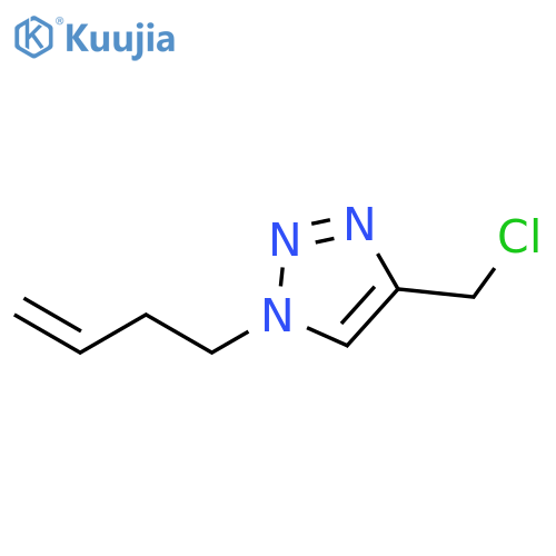 1-(but-3-en-1-yl)-4-(chloromethyl)-1H-1,2,3-triazole structure