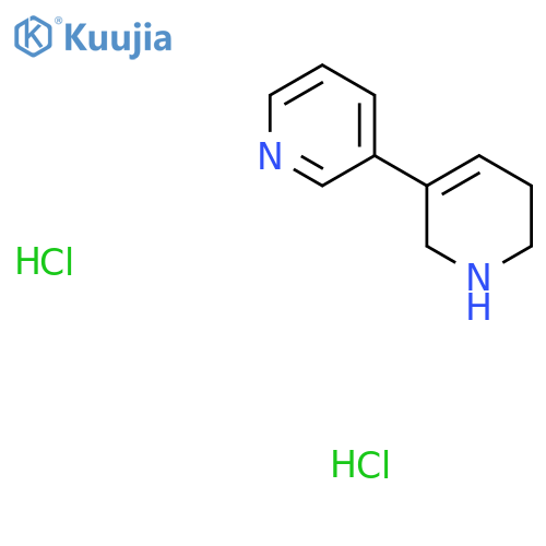3-(1,2,5,6-Tetrahydropyridin-3-yl)pyridine dihydrochloride structure