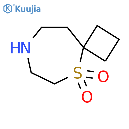 5-Thia-8-azaspiro[3.6]decane, 5,5-dioxide structure