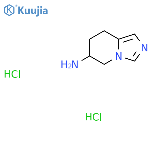 5H,6H,7H,8H-imidazo1,5-apyridin-6-amine dihydrochloride structure
