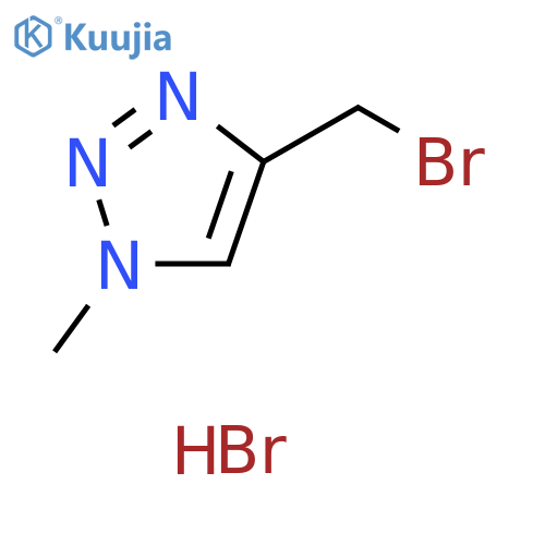 4-(bromomethyl)-1-methyl-1H-1,2,3-triazole hydrobromide structure
