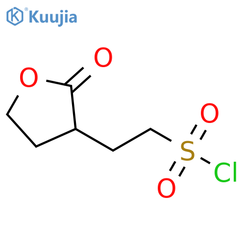 2-(2-oxooxolan-3-yl)ethane-1-sulfonyl chloride structure